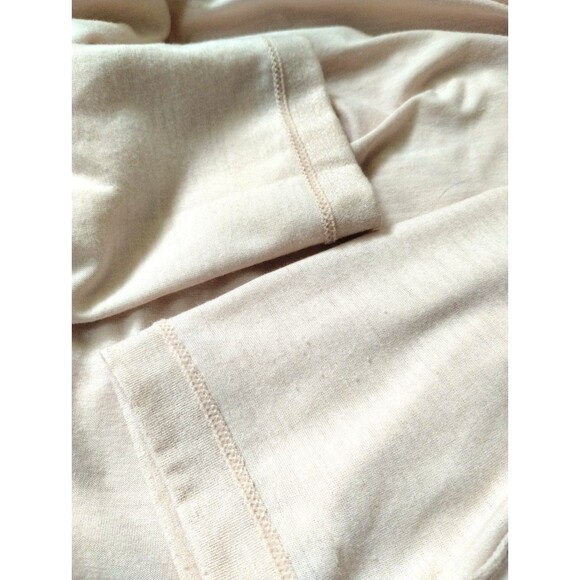 Jones Sweatshirt Women's L Long Sleeve Pink Lurex Chiffon Trim Hem Oversized - Picture 8 of 12